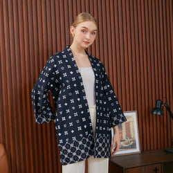 Nayara Outer Batik Kairo Hitam Unisex Pria dan Wanita