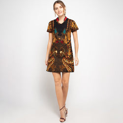 Dress Batik Mei Hua Hitam