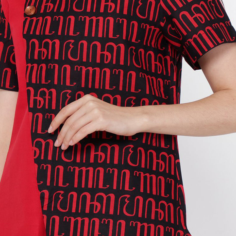 Blouse Batik Lidya Merah