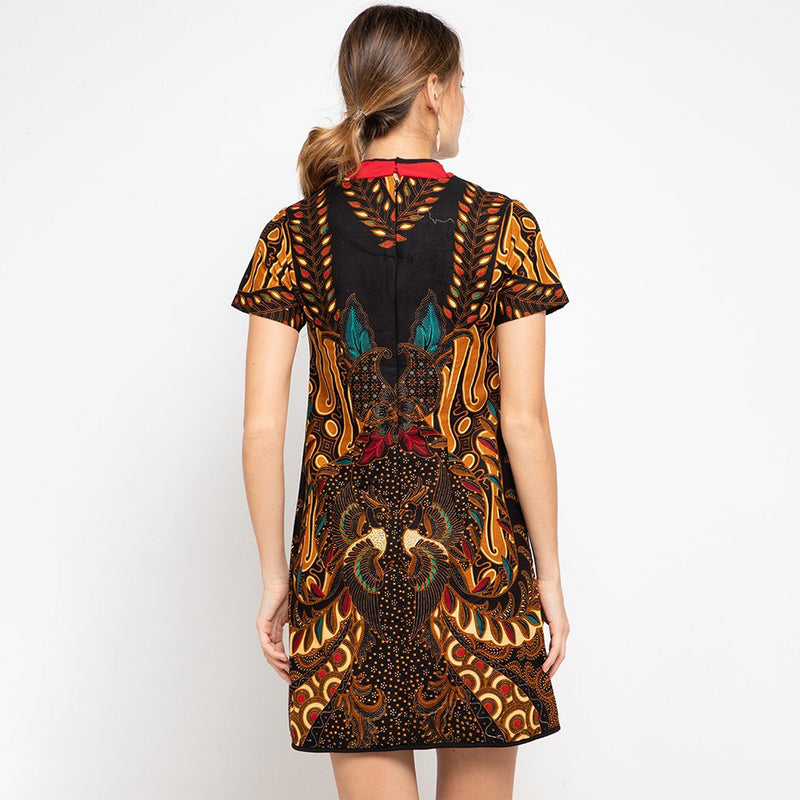 Dress Batik Mei Hua Hitam