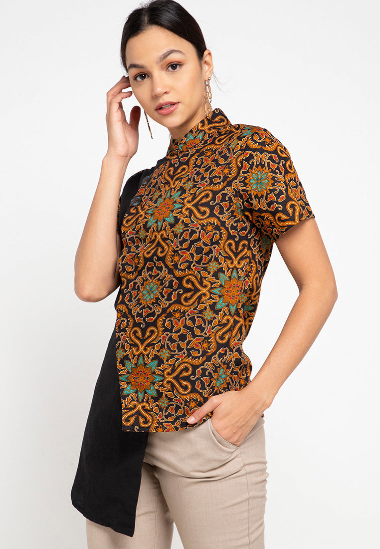 Blouse Batik Lidya Hitam SH