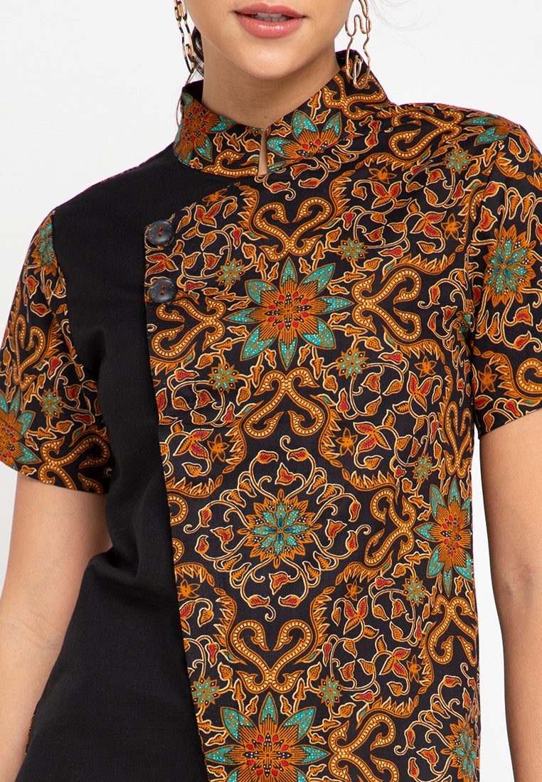 Blouse Batik Lidya Hitam SH