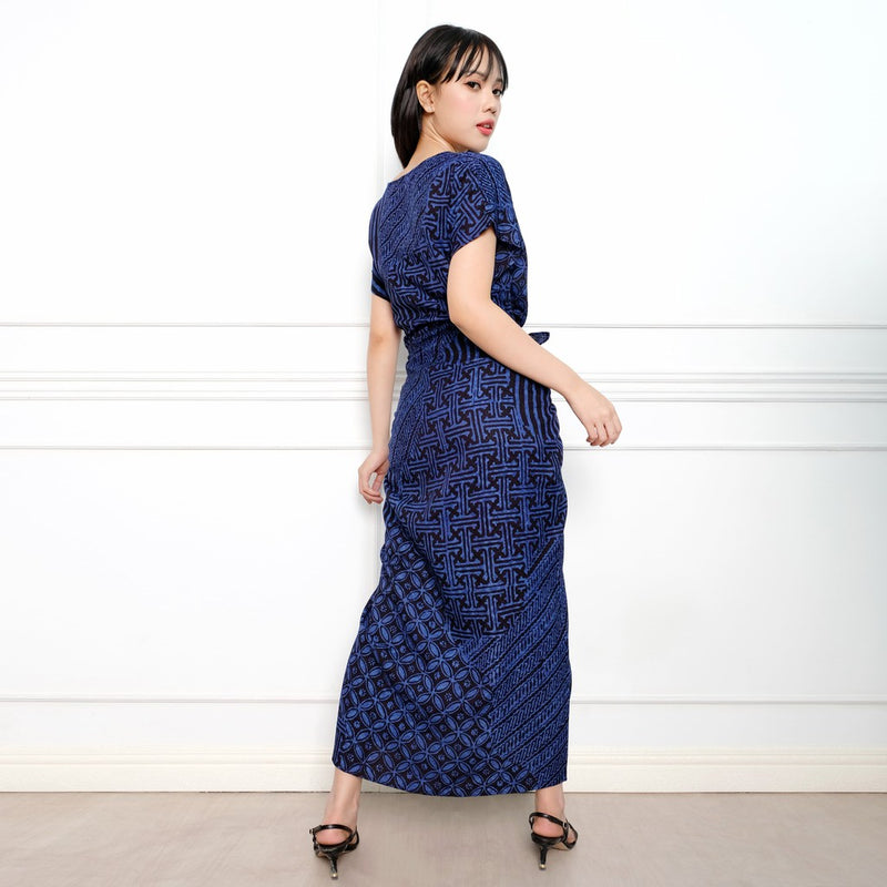 Dress Batik Galina Biru