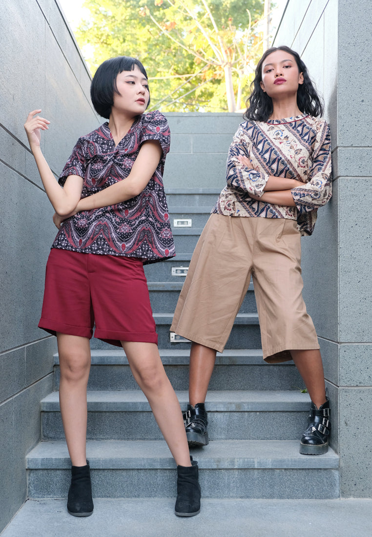 Blouse Batik Uni Parang KR