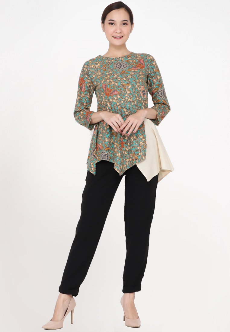 Blouse Batik Talia Haris Toska LG - Women & Kids