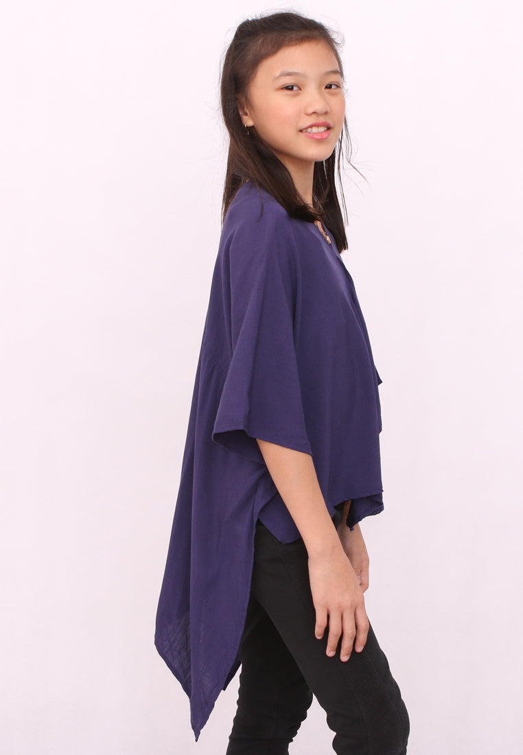Blouse Anak Raina Navy