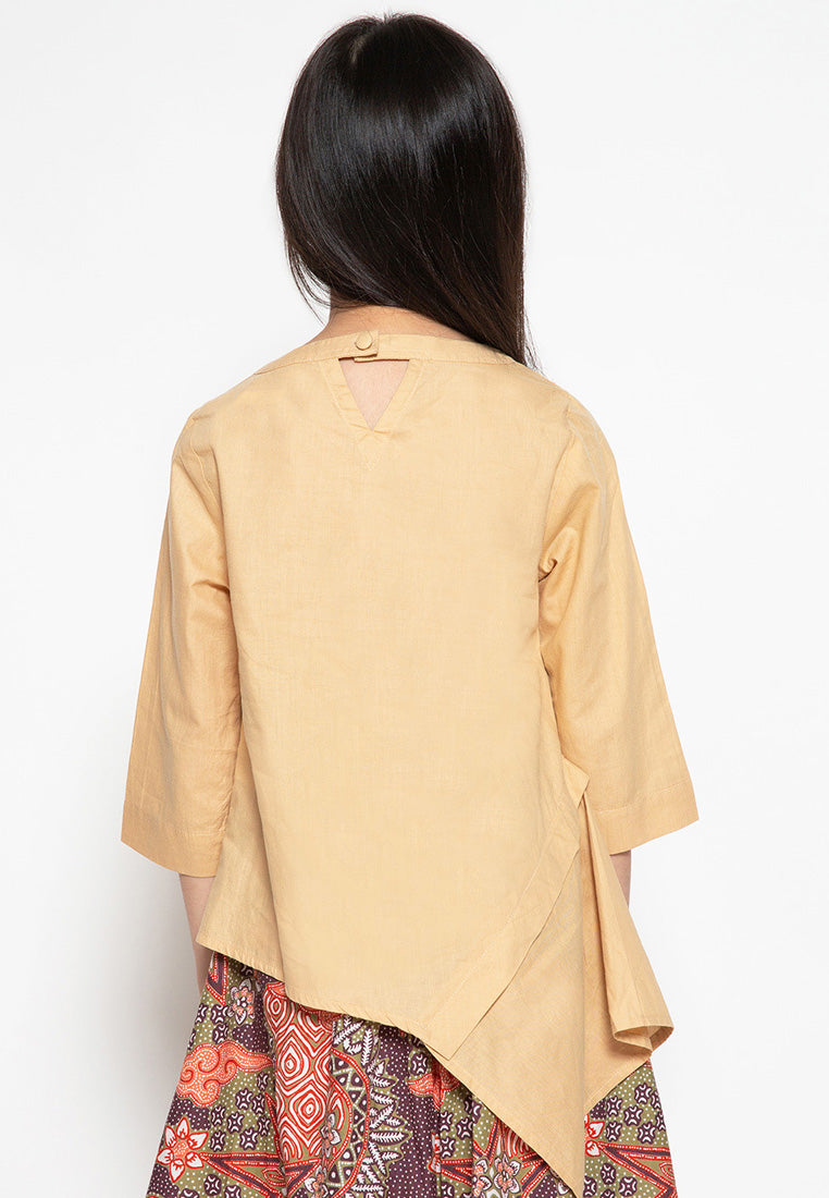 Blouse Anak Saputangan Winata Coklat