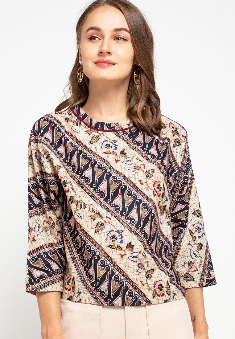 Blouse Batik Uni Parang KR