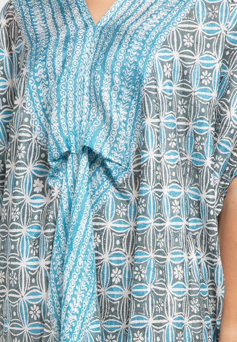 Dress Batik Alita Biru